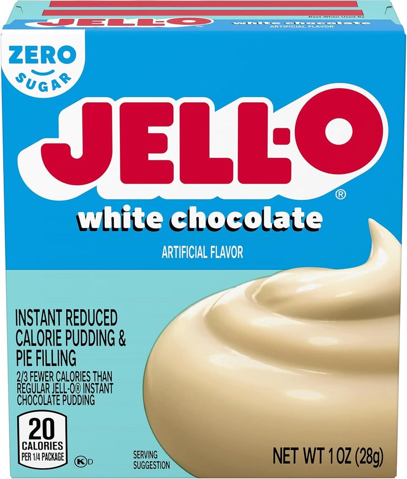Jell-O Sugar-Free Instant Pudding & Pie Filling - White Chocolate - Image 1